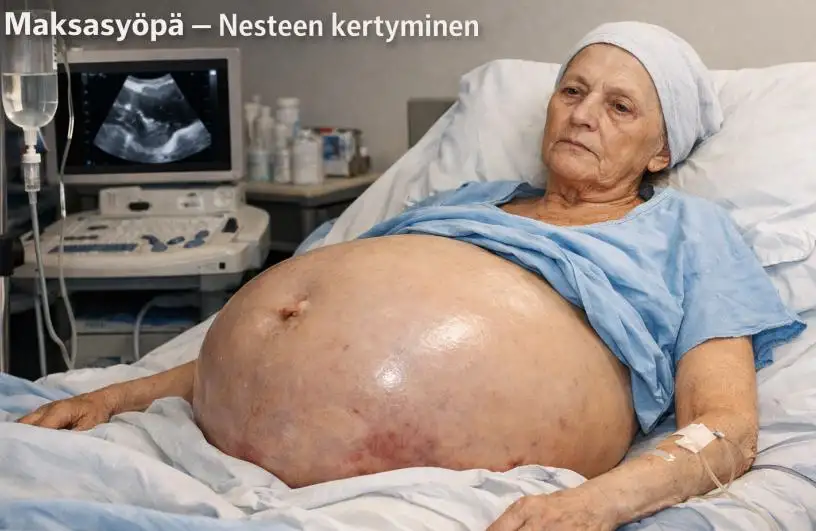 Maksasyöpä nesteen kertyminen: syyt, oireet, hoito ja potilaan ennuste