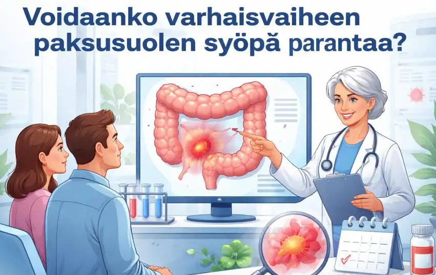 Voidaanko varhaisvaiheen paksusuolen syöpä parantaa? Täydellinen opas hoitoon, ennusteeseen ja ehkäisyyn